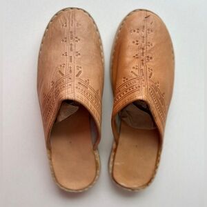 Handcrafted Leather Babouche Slippers